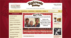 Desktop Screenshot of kozlowskifarms.com